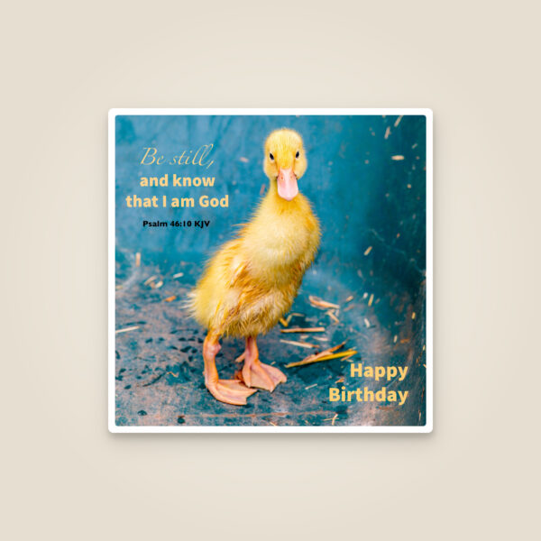 'Be Still and Know' Encouragement Card